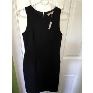 Loft pocketed Sheath dress NEVER WORN